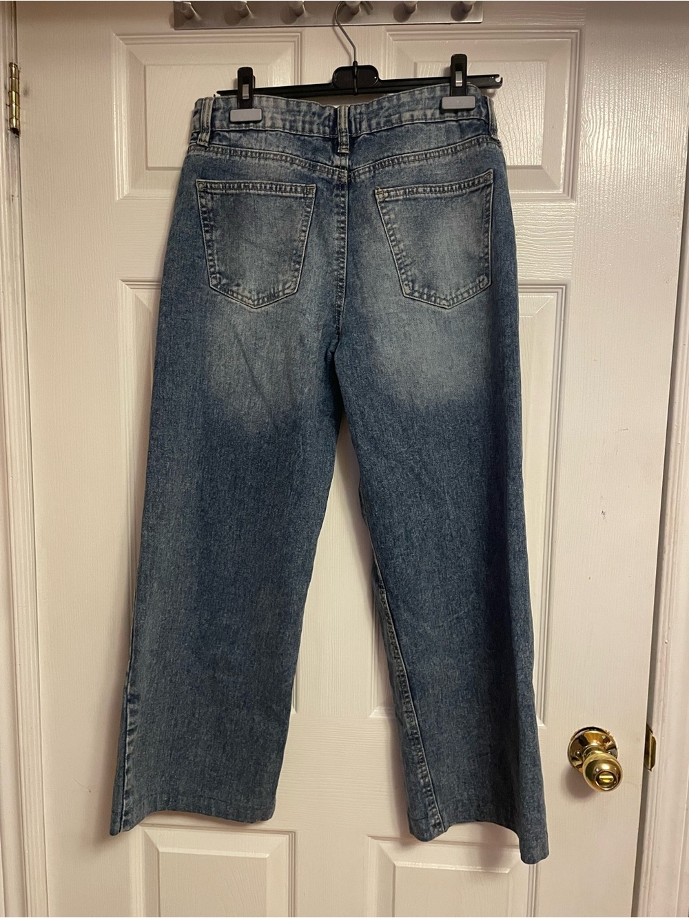 Urban Behavior Wide-Leg Blue Wash Jeans - Picture 2 of 3